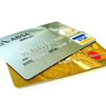 A fanned stack of credit cards