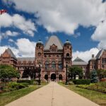 Ontario Legislative Building at Queen's Park in Toronto