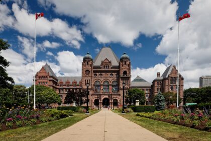 Ontario Legislative Building at Queen's Park in Toronto