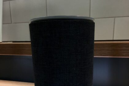 An Amazon Echo smart speaker