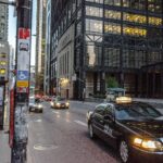 Bank towers along Bay Street in Toronto's financial district