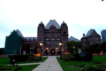 Ontario Legislative Building at Queen's Park in Toronto
